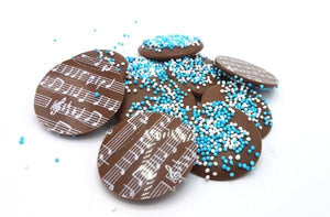 Luxe geboorteflikken Blauw in geschenkdoosje - bonbons -chocolade - Chocoladebox.nl