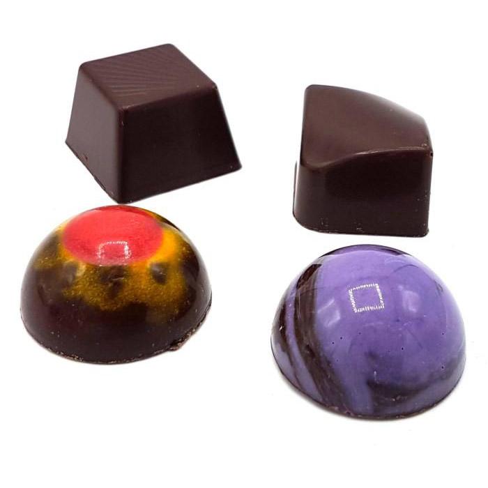 4 soorten ambachtelijke bonbons van Chocoladebox