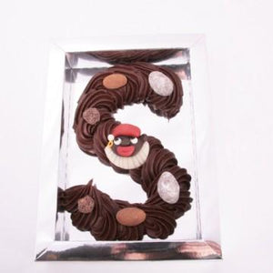 Chocolade-Room gespoten letter 200 gram Puur - bonbons -chocolade - Chocoladebox.nl