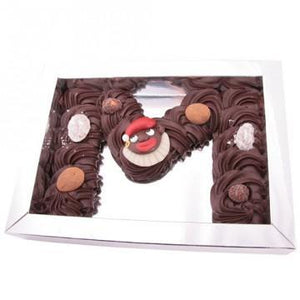 Chocolade-Room gespoten letter 200 gram Puur - bonbons -chocolade - Chocoladebox.nl