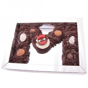 Chocolade-Room gespoten letter 200 gram Puur - bonbons -chocolade - Chocoladebox.nl