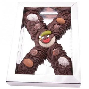 Chocolade-Room gespoten letter 200 gram Puur - bonbons -chocolade - Chocoladebox.nl