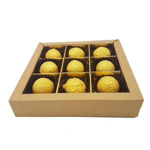 Gouden Blueberry chocoladetruffels - bonbons -chocolade - Chocoladebox.nl