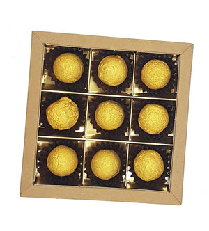 Gouden Blueberry chocoladetruffels - bonbons -chocolade - Chocoladebox.nl