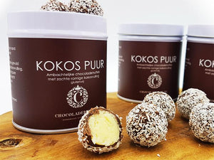 chocolade kokostruffel - chocoladetruffels