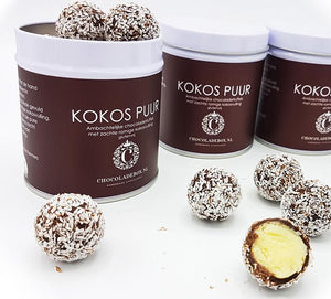 chocolade kokostruffel - chocoladetruffels